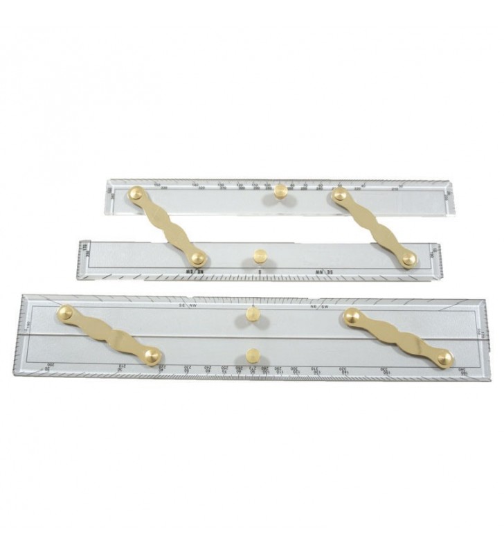 Reglas paralelas de 30 cm