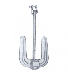 Ancla Hall tipo C 6 Kg galvanizado