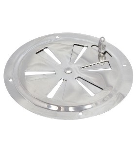 Rejilla de ventilación inox con cierre
