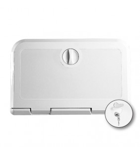 Registro rectangular 180 x 285 mm con llave