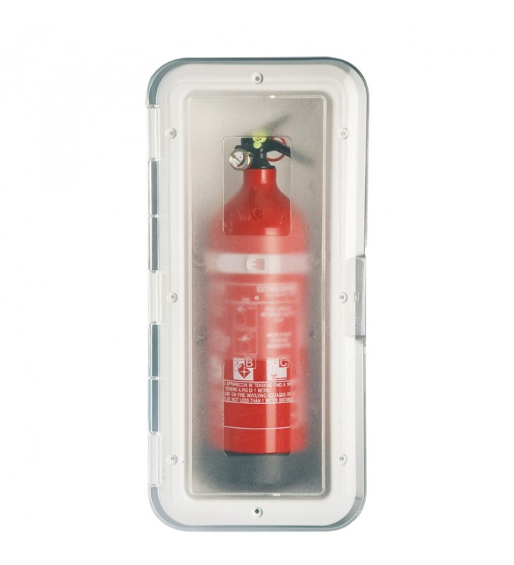 Registro extintor 1 Kg con puerta transparente