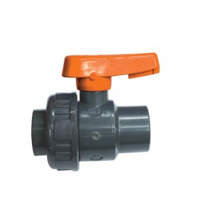 Válvula de bola 1 1/2 '' Unión simple BSPP Plástico