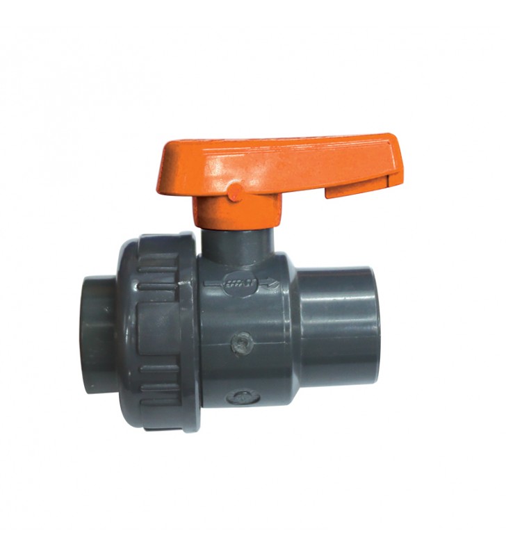 Válvula de bola 2 '' Unión simple BSPP Plástico