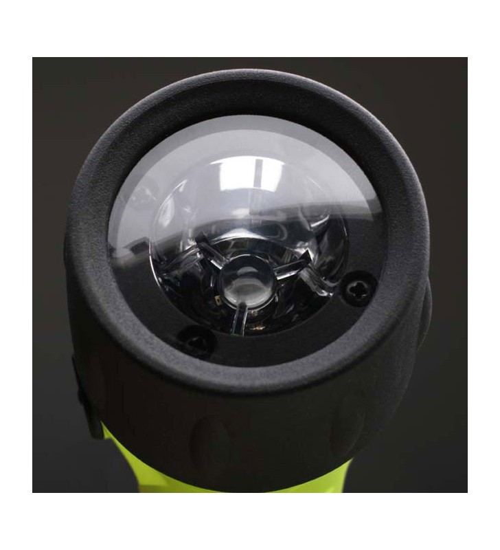 Detalle del foco de Linterna de buceo Torrent led