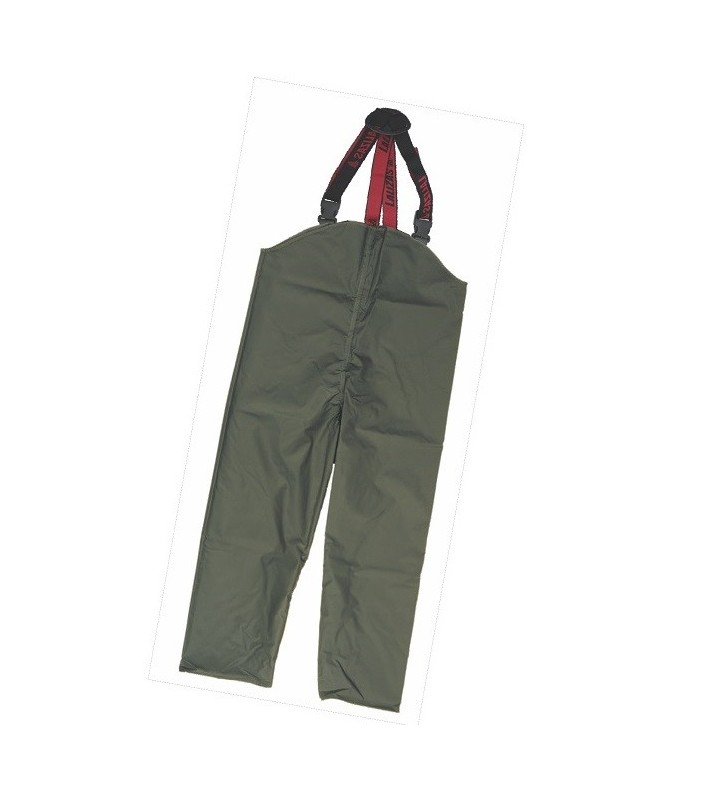 Pantalón impermeable de pescador verde