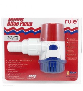 Rule 500 GPH automática bomba de achique