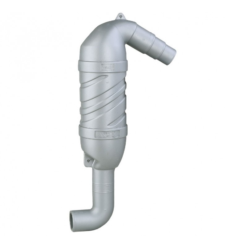 Sifón de escape cuello de cisne 90º