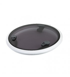 Escotilla 588 mm Ø Bavaria Aluminio blanco