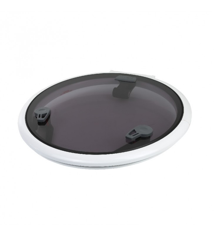 Escotilla 588 mm Ø Bavaria Aluminio blanco