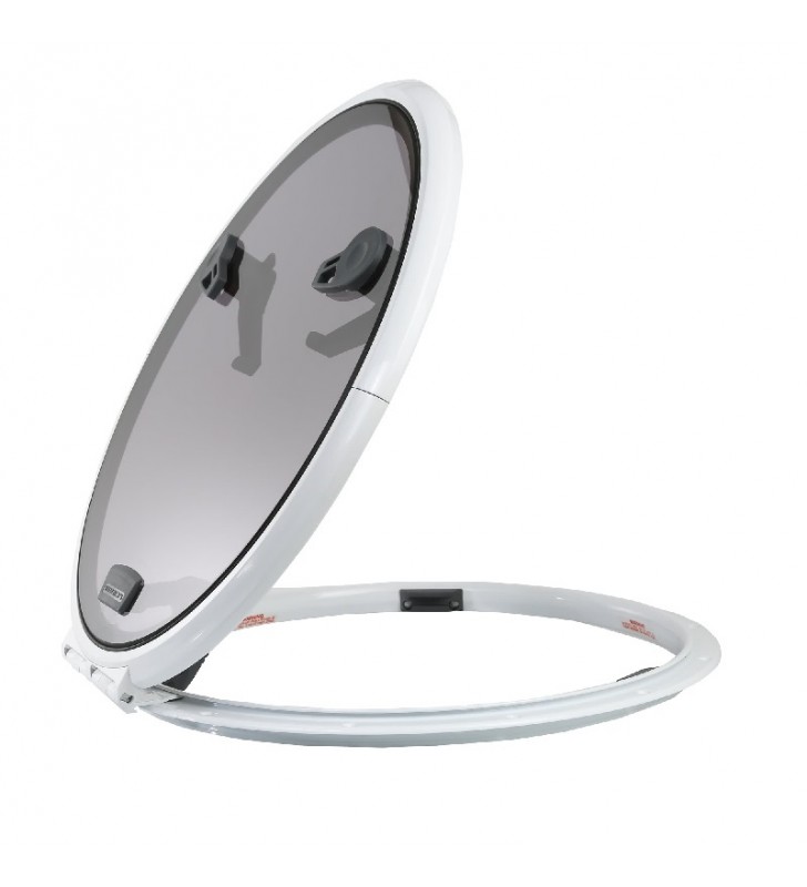 Escotilla 588 mm Ø Bavaria Aluminio blanco