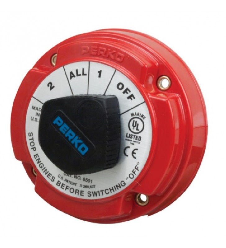 Perko 250 Amp selector de batería
