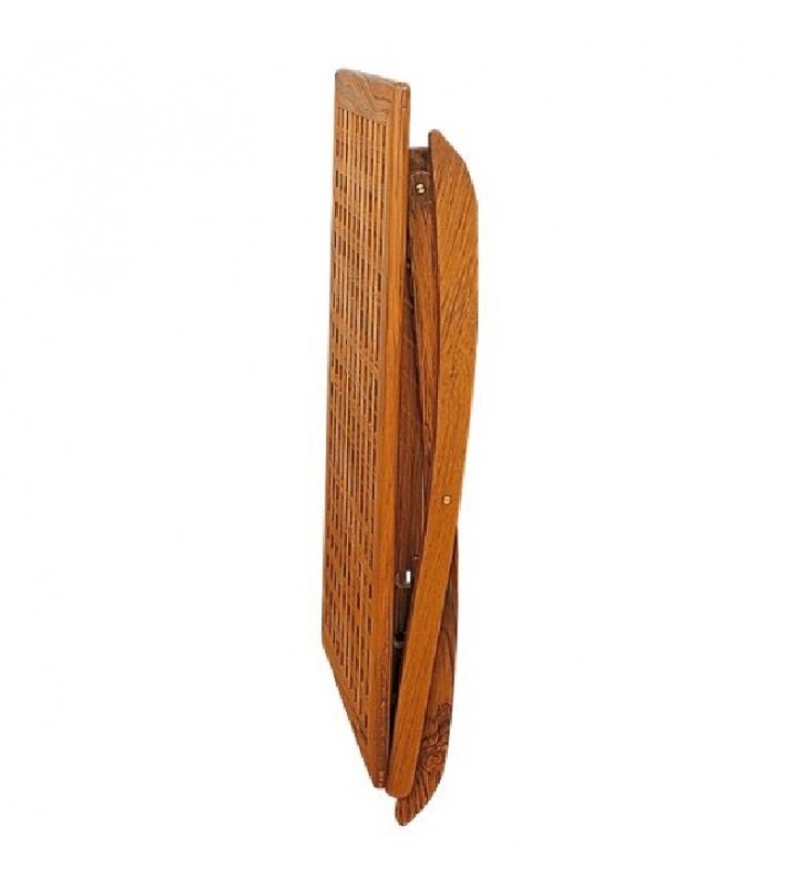 Mesa plegable madera de teca 76x130x120cm