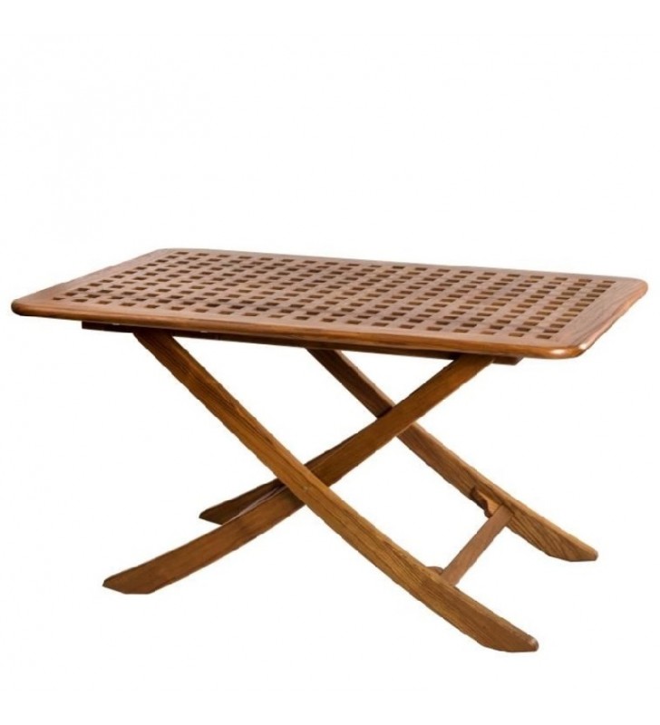 Mesa plegable 110 x 70 cm Teca Menorca