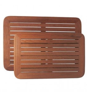 Tablero de mesa 70 x 45 cm lamas de teca