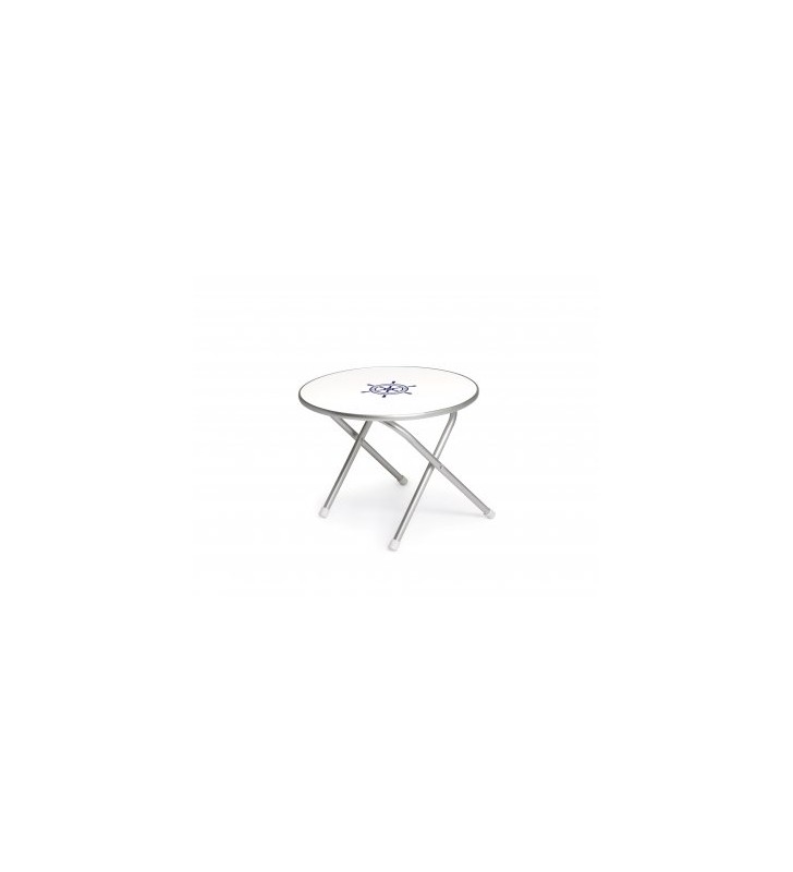 Mesa plegable redonda 61 cm  Ø aluminio