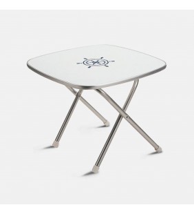 Mesa plegable 61 x 61 cm aluminio