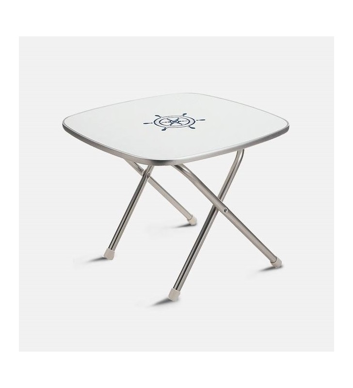Mesa plegable 61 x 61 cm aluminio