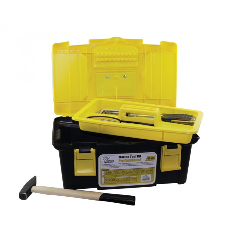 Caja de 45 herramientas marinas