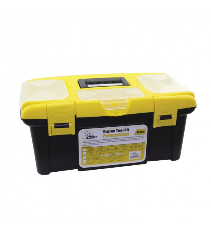 Caja de 45 herramientas marinas