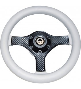 Volante timón Promox blanco