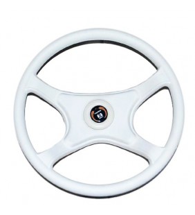 Volante timón Garda blanco
