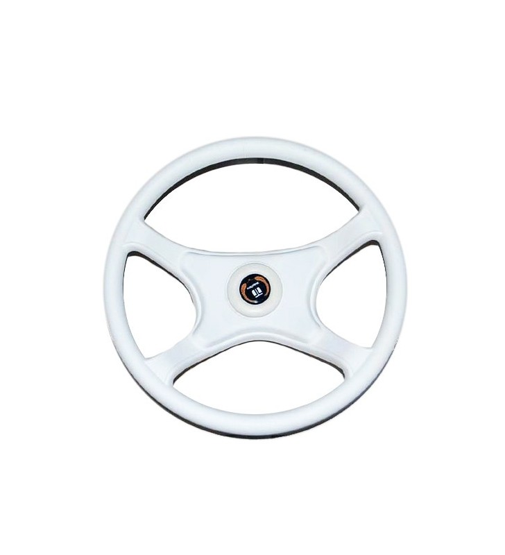 Volante timón Garda blanco