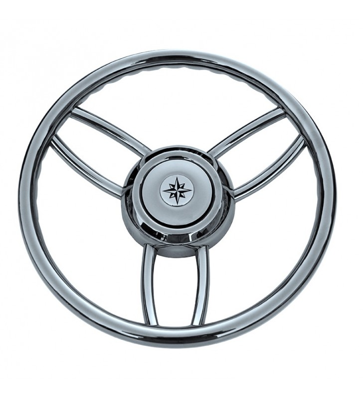 Volante timón 355 mm Ø inox