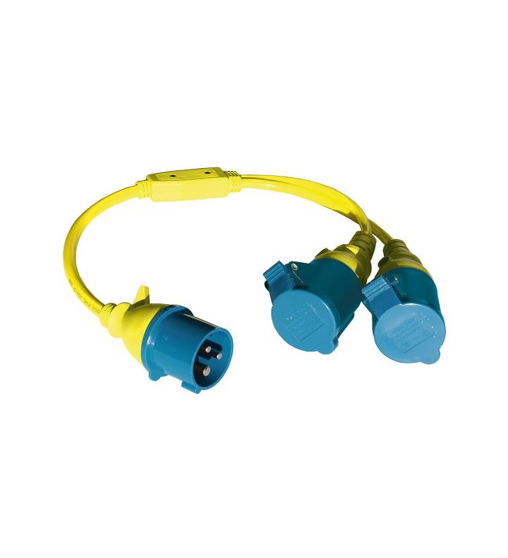 Conexión doble hembra 16 Amp CEE
