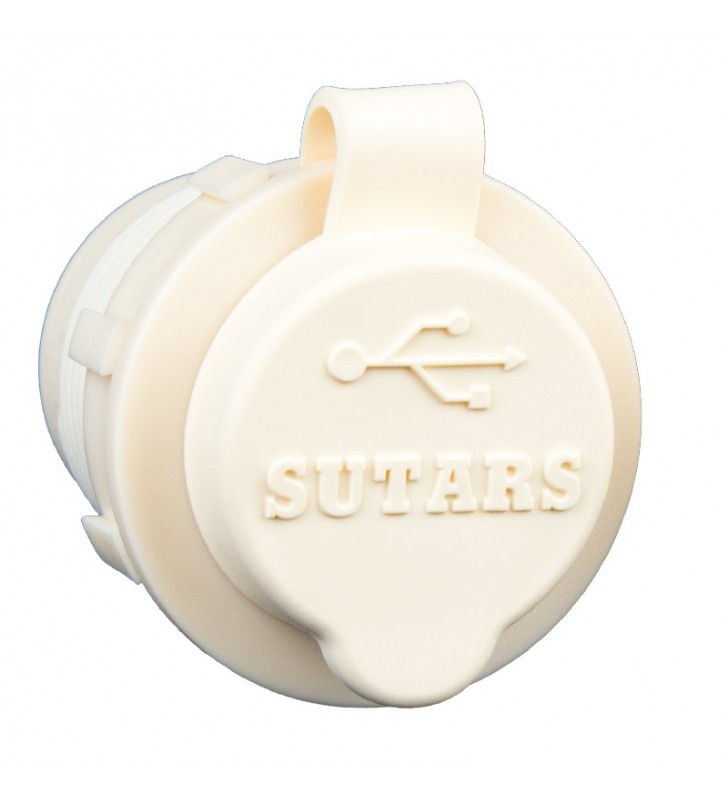 Enchufe cargador USB Sutars iluminado blanco