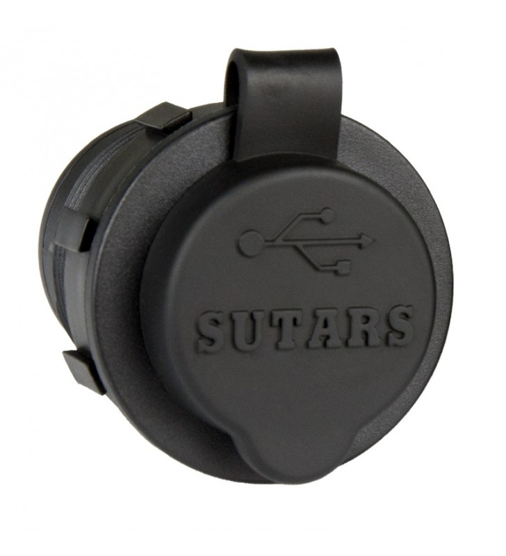 Enchufe cargador USB Sutars iluminado negro