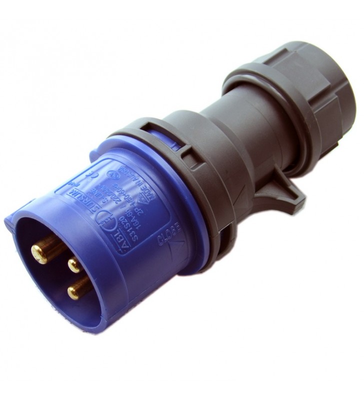 Enchufe macho 16 Amp CEE