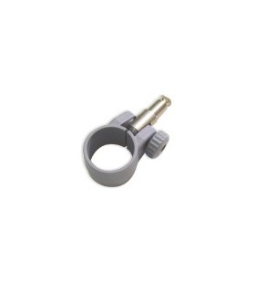 Chumacera 35 Ø con pin inox gris