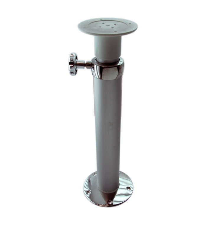 Pata de mesa telescópica manual inox