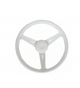 Volante timón Classic blanco 350 mm