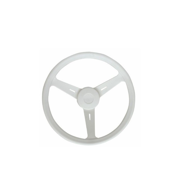 Volante timón Classic blanco 350 mm