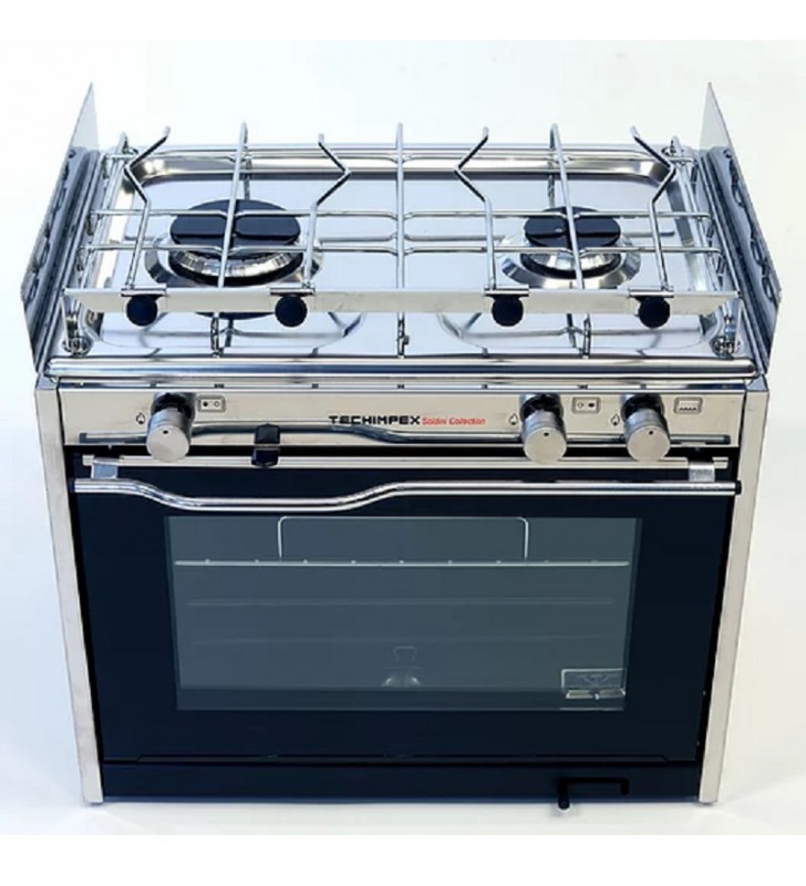 Cocina 2 fogones y horno Techimpex