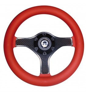 Volante timón Promox rojo