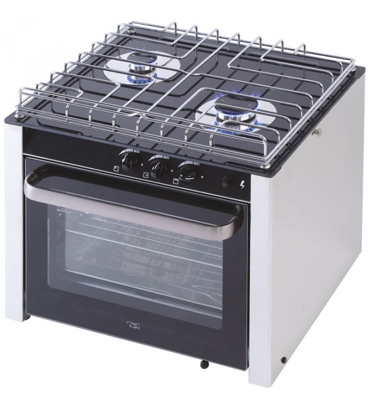 Cocina con horno y 2 quemadores Can CU2000