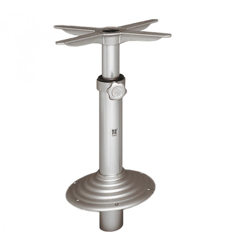 Pie de mesa telescópico gas de aluminio empotrable