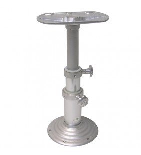 Pie de mesa telescópico gas 2 tramos de aluminio