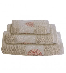 Set toallas baño Ibiza beige 3 pzs.