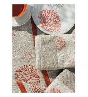 Set toallas baño Ibiza beige 3 pzs.