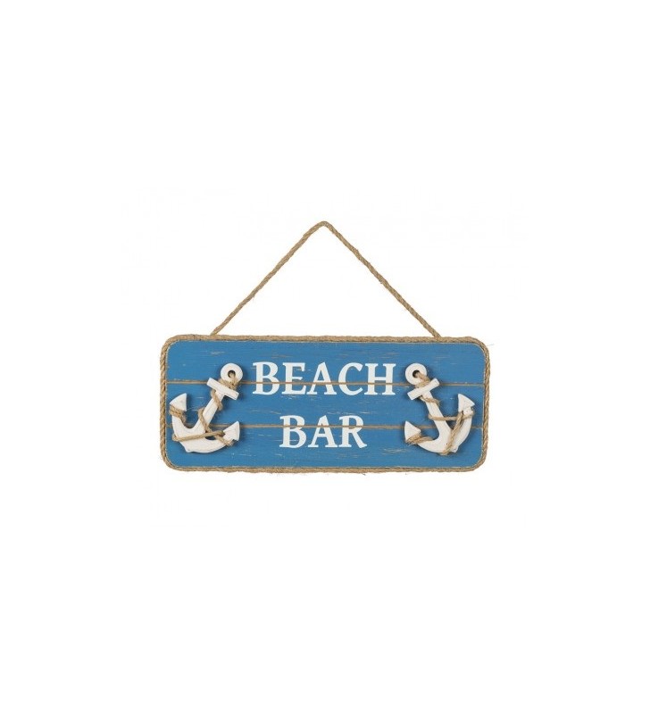 Placa decorativa Beach Bar 2 unidades
