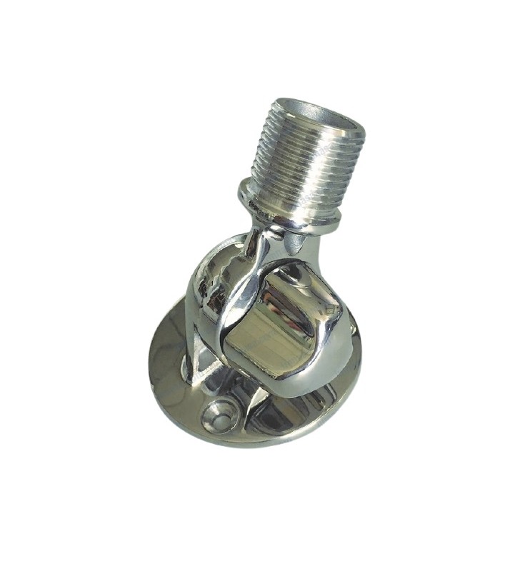 Soporte inox regulable para antena VHF