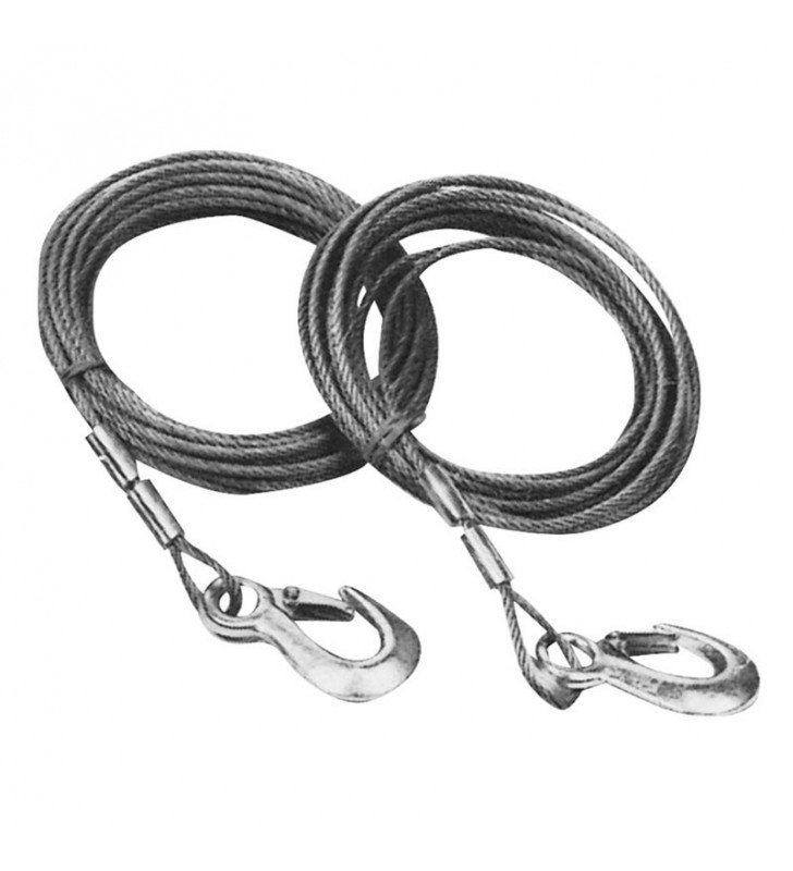 Cable de cabrestante con gancho de seguridad forjado 10 metros