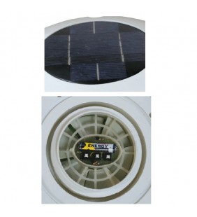 Ventilador Solar Recargable 24 Horas Lalizas
