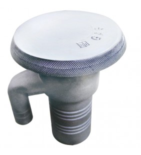 Boca de llenado 38Ø inox para combustible con ventilación