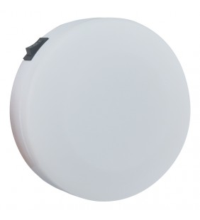 Plafón luz led blanca y roja con interruptor