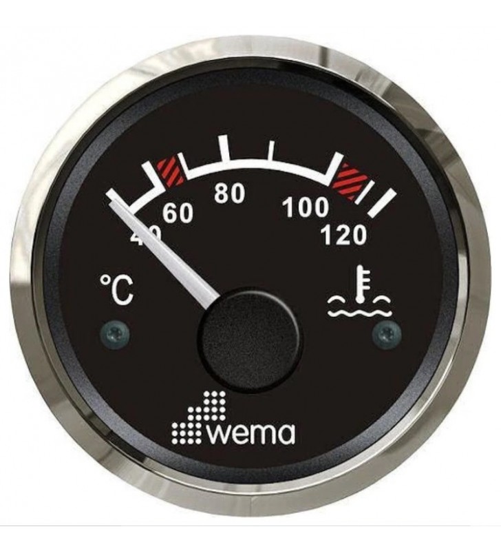 Indicador temperatura motor wema inox negro