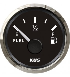 Indicador de combustible 240-33 Ohm Kus inox negro